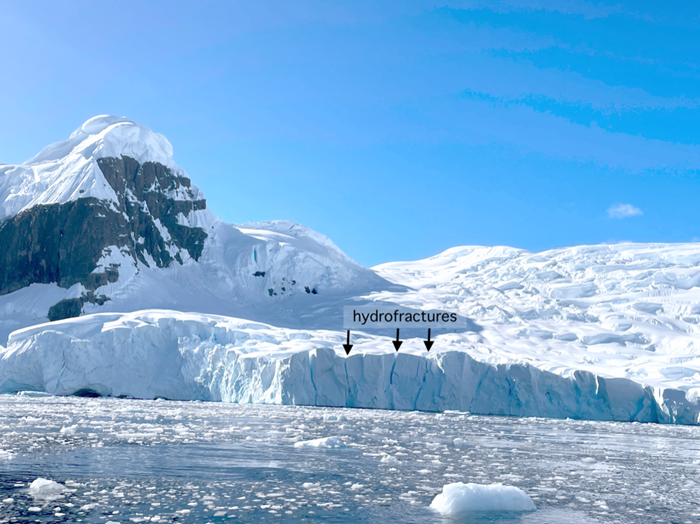 hydrofractures ice sheet