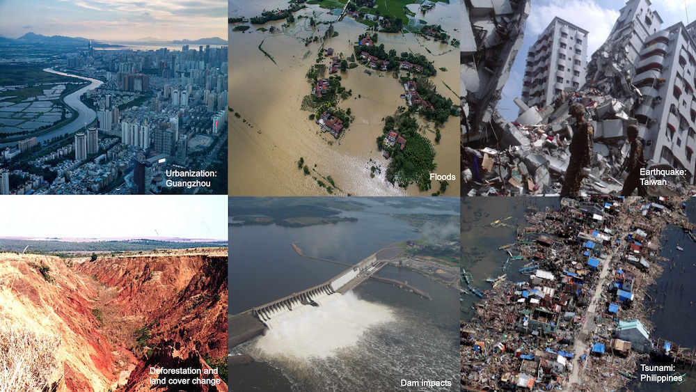 Research topics of the Tropical Rivers Group (Source: Edward Park/Earth Observatory of Singapore)