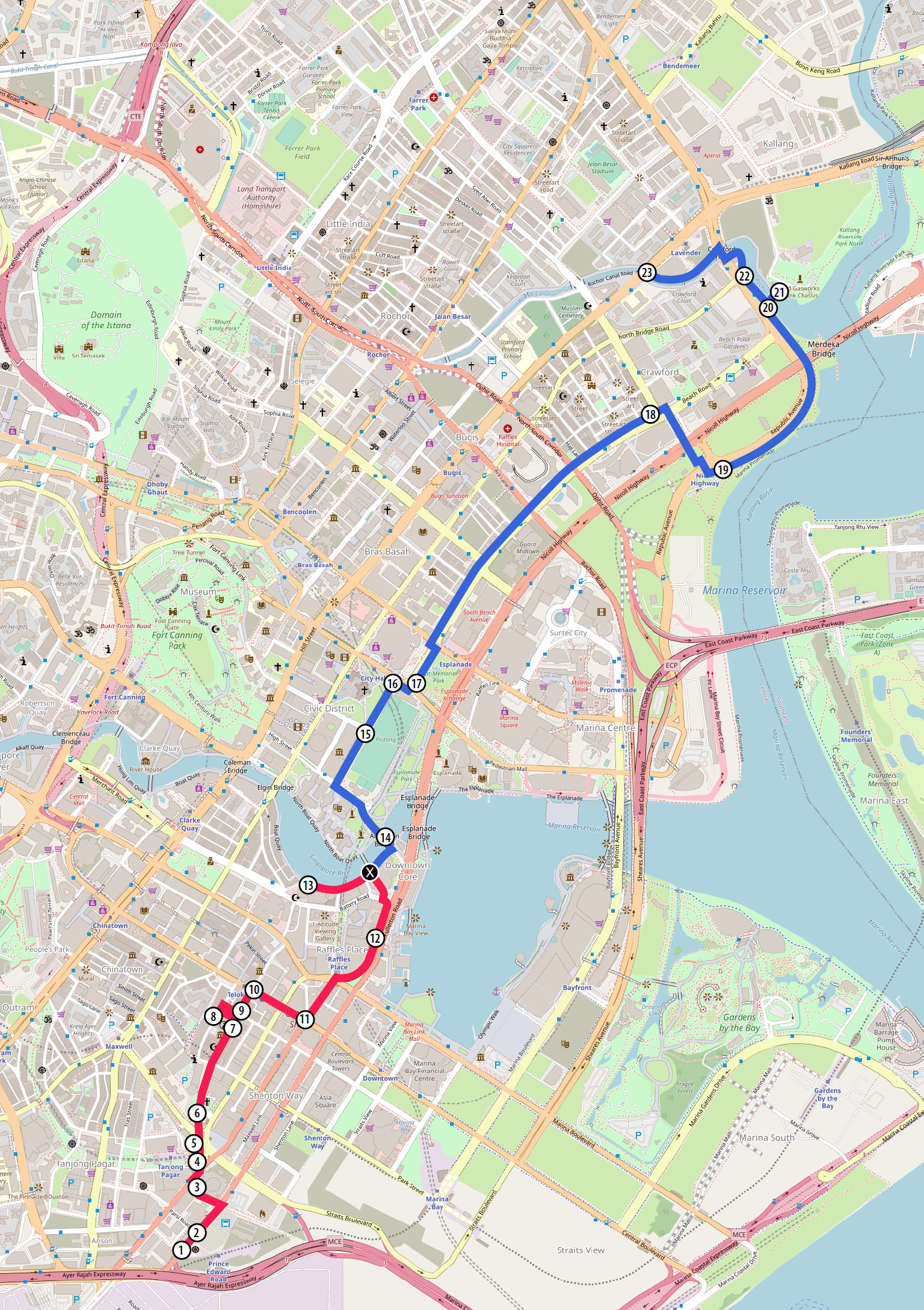 Image of Adapting Waterfronts AR Tour – Site Map (Source: Gabriel Kaprielian)