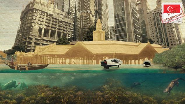 Adapting Waterfronts: Postcards from the future, Singapore 2122