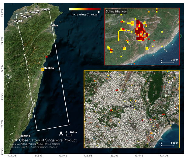 DPM, Taiwan Earthquake (Source: EOS-RS) DPM, Taiwan Earthquake (Source: EOS-RS)