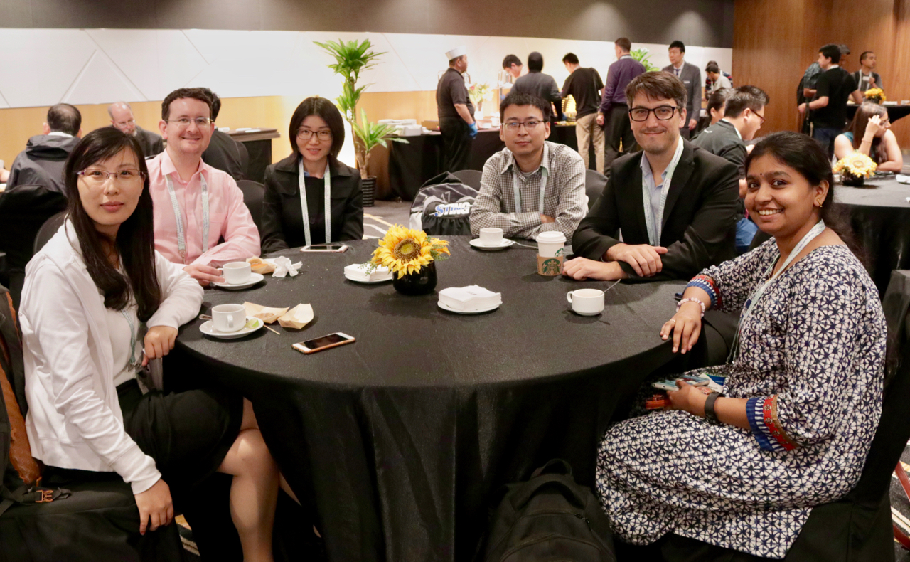 Researchers from the Earth Observatory of Singapore gather at AOGS each year to exchange knowledge and share ideas with colleagues from around the world (Source: Rachel Siao)
