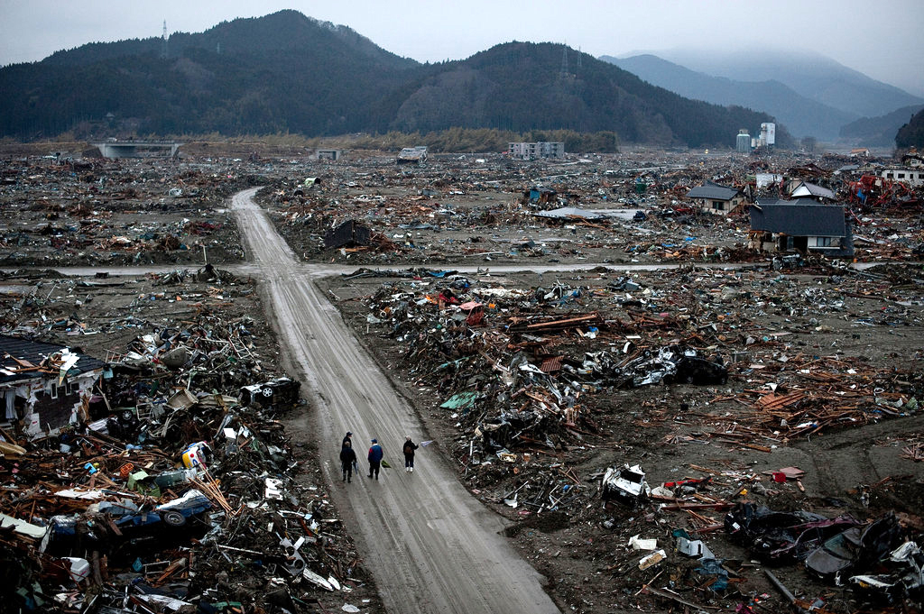 The aftermath of the March 2011 earthquake and tsunami that struck Japan (Source: Douglas Sprott/Flickr) The aftermath of the March 2011 earthquake and tsunami that struck Japan (Source: Douglas Sprott/Flickr)