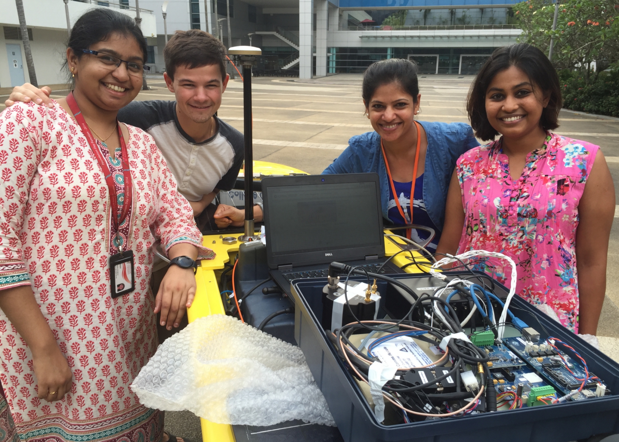 Ms Priyamvada Nanjundiah, Mr Valere Lambert, Ms Deepa Mele Veedu, and Ms Sharadha Sathiakumar. (Source: Sharadha Sathiakumar)