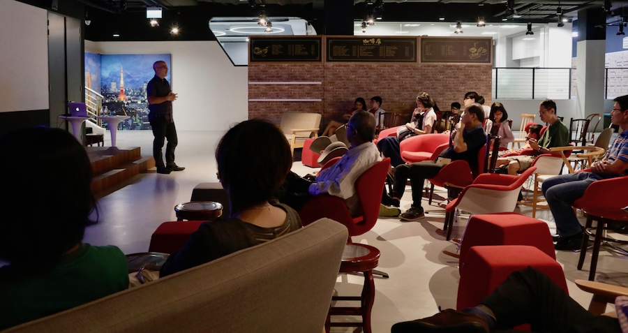 Professor Isaac Kerlow holds a Q&A session after the ‘Science On Film’ screening (Source: Rachel Siao)