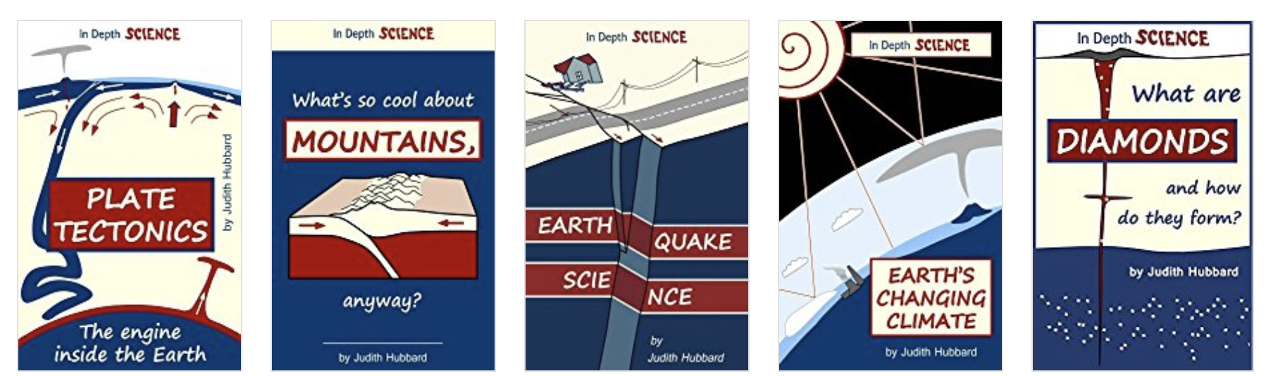 Asst. Prof Hubbard is a self-published author of five children’s books on topics like mountains and earthquakes (Source: Judith Hubbard)