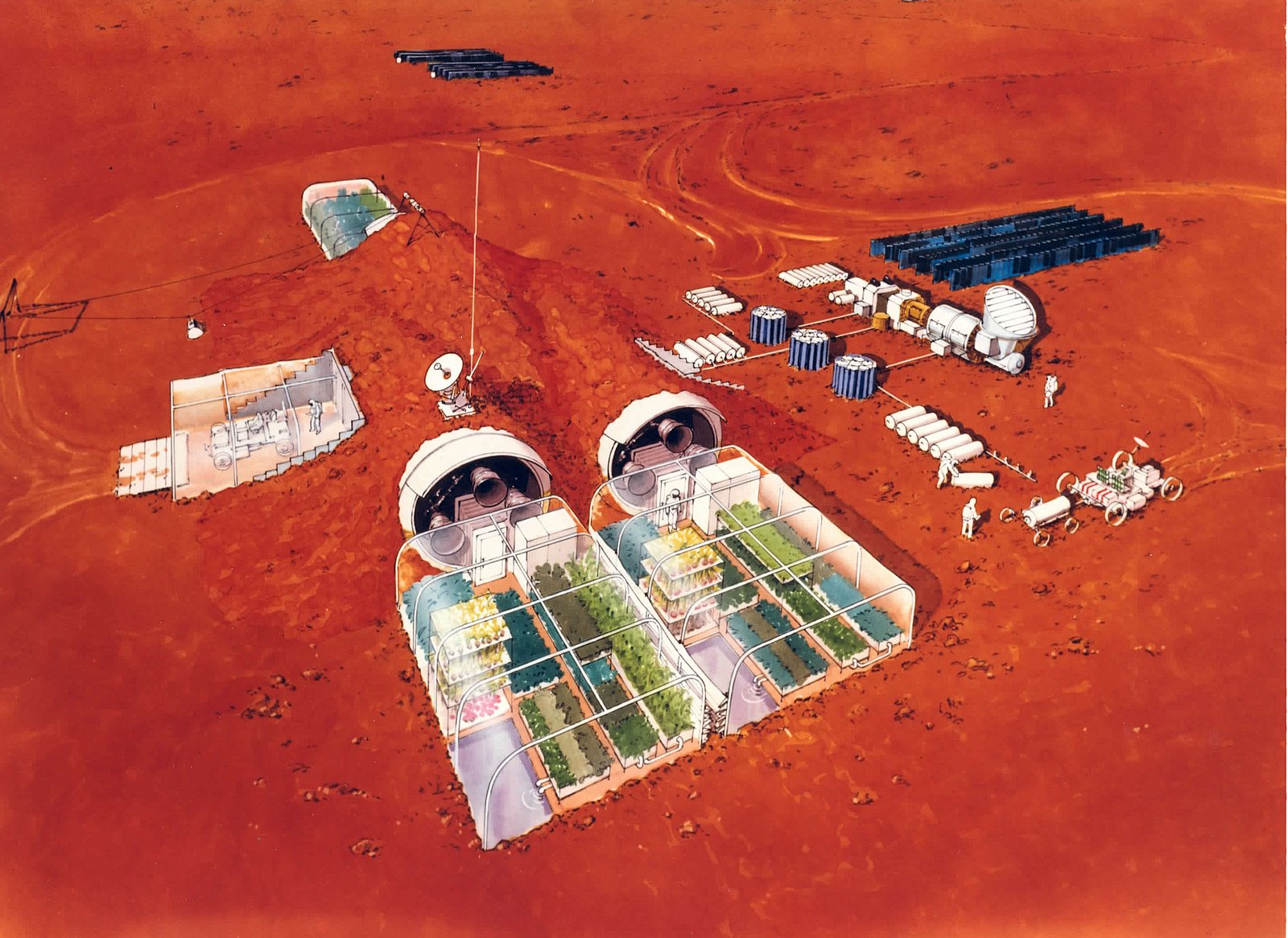 An image of Mars' current ground habitat (Source: NASA) An image of Mars' current ground habitat (Source: NASA)