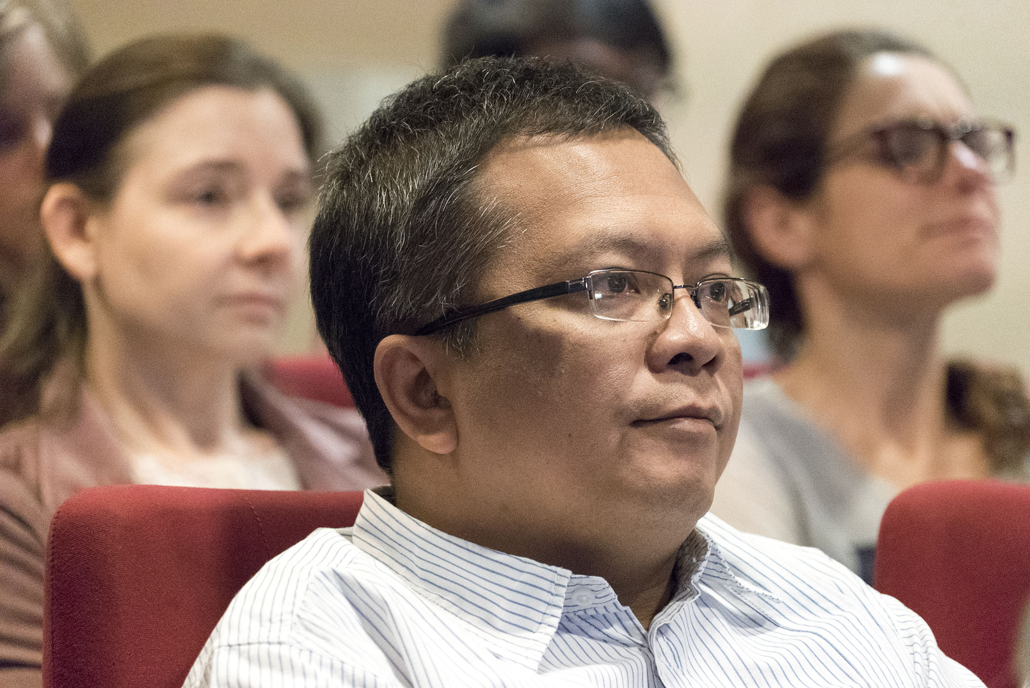 Drs Nugroho Hananto and Helene Carton, and the ship’s medical doctor, Chaterine Lesay, were among those who attended the event (Source: EOS/ Monika Naranjo Gonzales) Drs Nugroho Hananto and Helene Carton, and the ship’s medical doctor, Chaterine Lesay, were among those who attended the event (Source: EOS/ Monika Naranjo Gonzales)