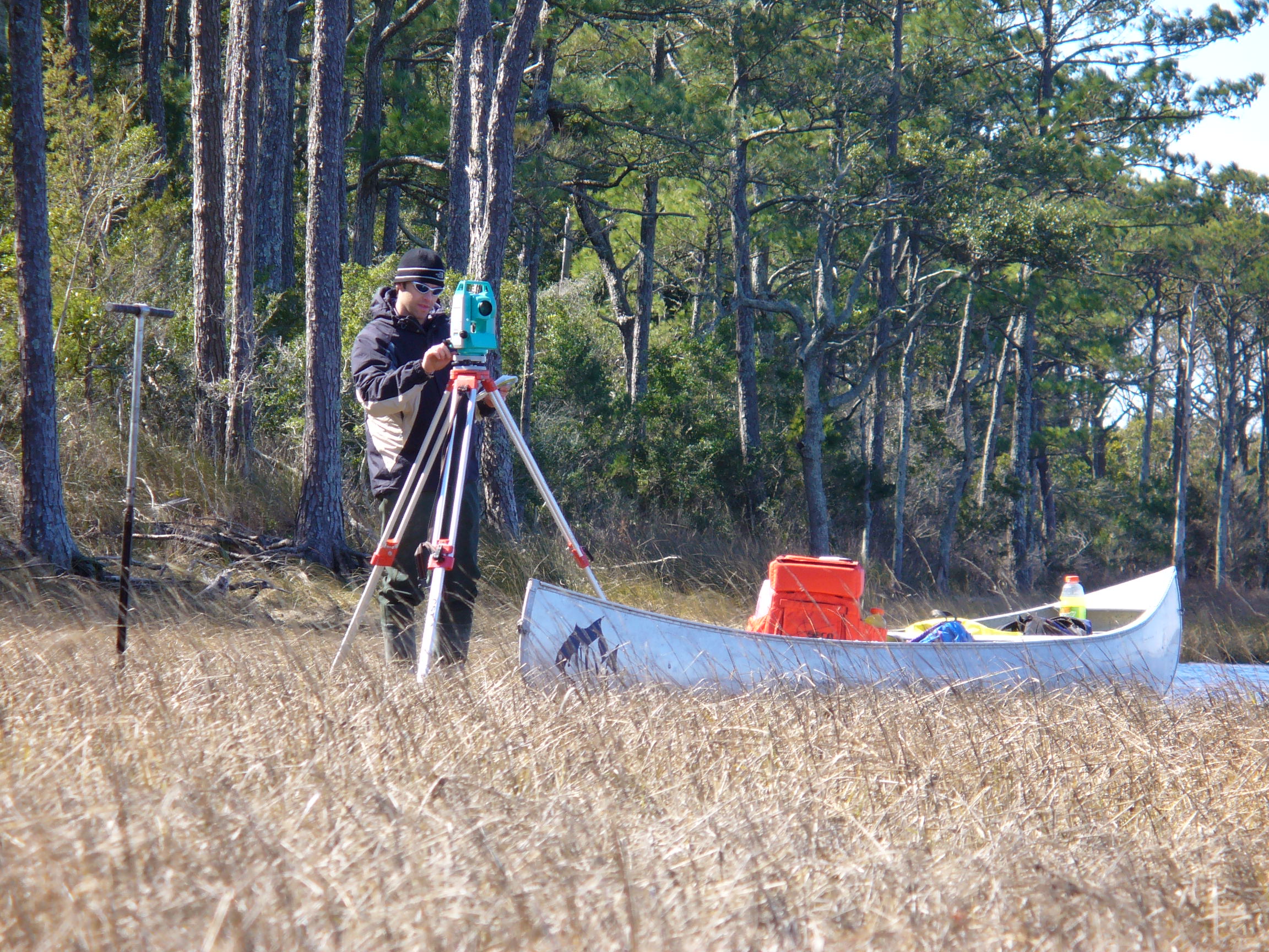Professor Benjamin Horton surveying wetlands in the US (Source: Ben Horton/Earth Observatory of Singapore) Professor Benjamin Horton surveying wetlands in the US (Source: Ben Horton/Earth Observatory of Singapore)