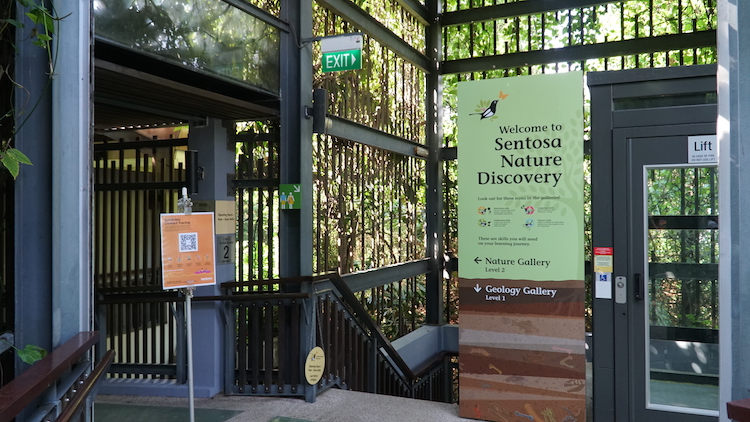 Access the Geology Gallery by heading towards the Sentosa Nature Discovery from Imbiah Station (Source: Rachel Siao/Earth Observatory of Singapore) Access the Geology Gallery by heading towards the Sentosa Nature Discovery from Imbiah Station (Source: Rachel Siao/Earth Observatory of Singapore)