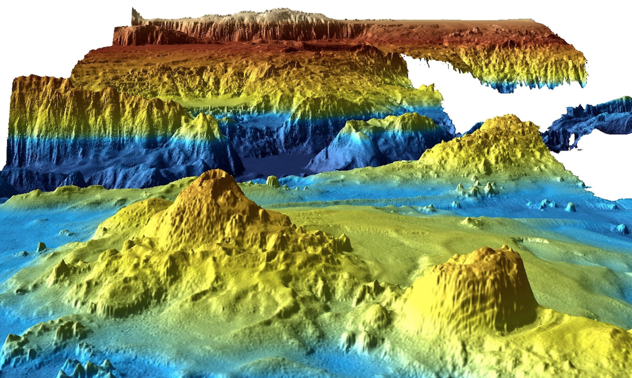 A computer-generated image of the Indian Ocean floor (Source: Reuters)