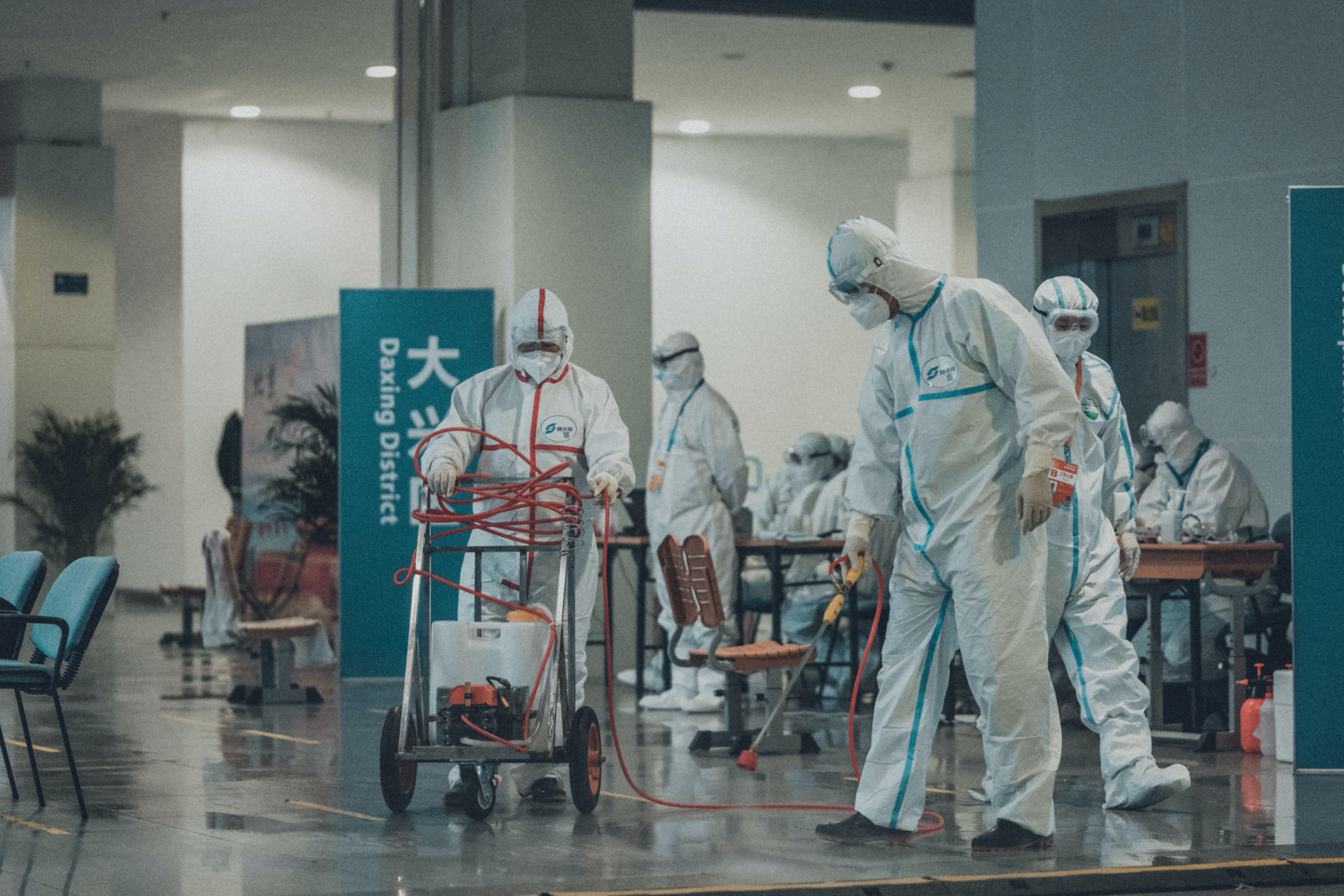Mass disinfections in Daxing District, Beijing, China, during the COVID-19 pandemic (Source: Tedward Quinn/Unsplash) Mass disinfections in Daxing District, Beijing, China, during the COVID-19 pandemic (Source: Tedward Quinn/Unsplash)