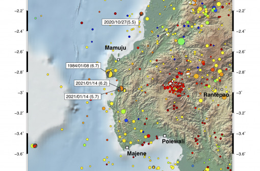 Mw 6.2 Earthquake Strikes Sulawesi