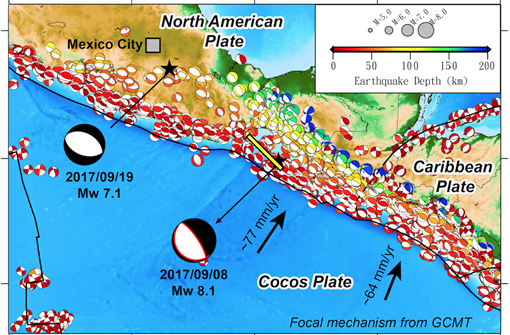 M 7.1 Earthquake Strikes Central Mexico