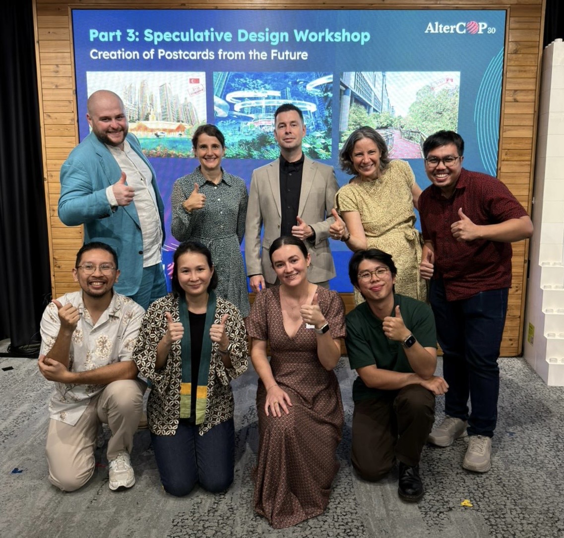 EOS representatives with the founders of AlterCOP