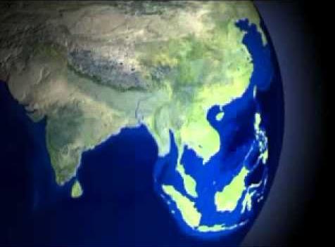 Collision between India and Asia over the past 50 million years